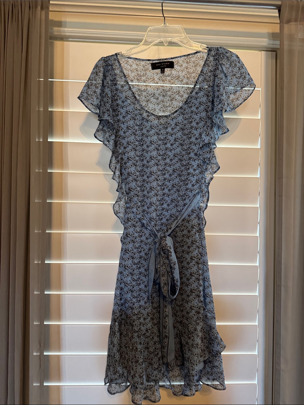 Max Studio Light Blue Floral Dress
